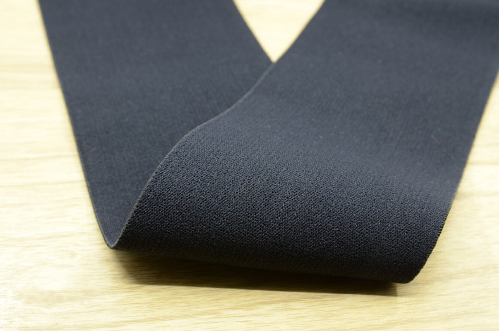 4" (100mm) wide White and Black Comfortable Plush Elastic,Waistband Elastic,Soft Elastic, Elastic Band,Sewing Elastic By the Yard